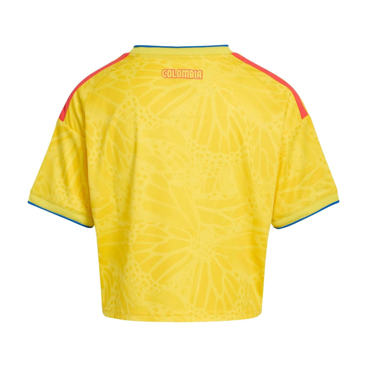 (WMNS) adidas Colombia 26 Home Cropped Jersey 'Impact Yellow' KE8087