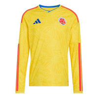 adidas Colombia 2026 Home Long Sleeve Jersey 'Impact Yellow' JZ8792