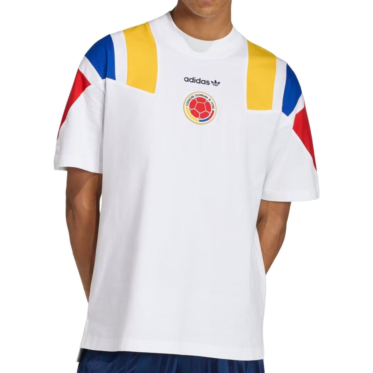 adidas Colombia EQT T-Shirt Asia Sizing 'White' KG2599