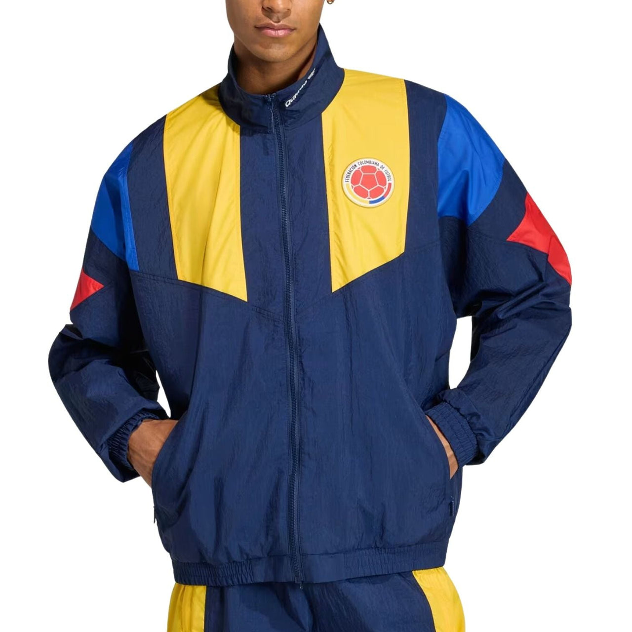 adidas Colombia EQT Track Jacket Asia Sizing 'Night Indigo' KG2601