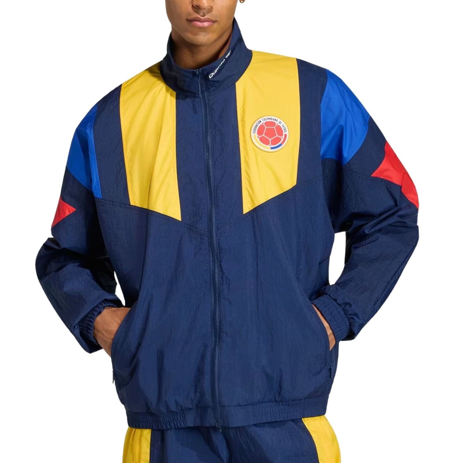 adidas Colombia EQT Track Jacket Asia Sizing 'Night Indigo' KG2601