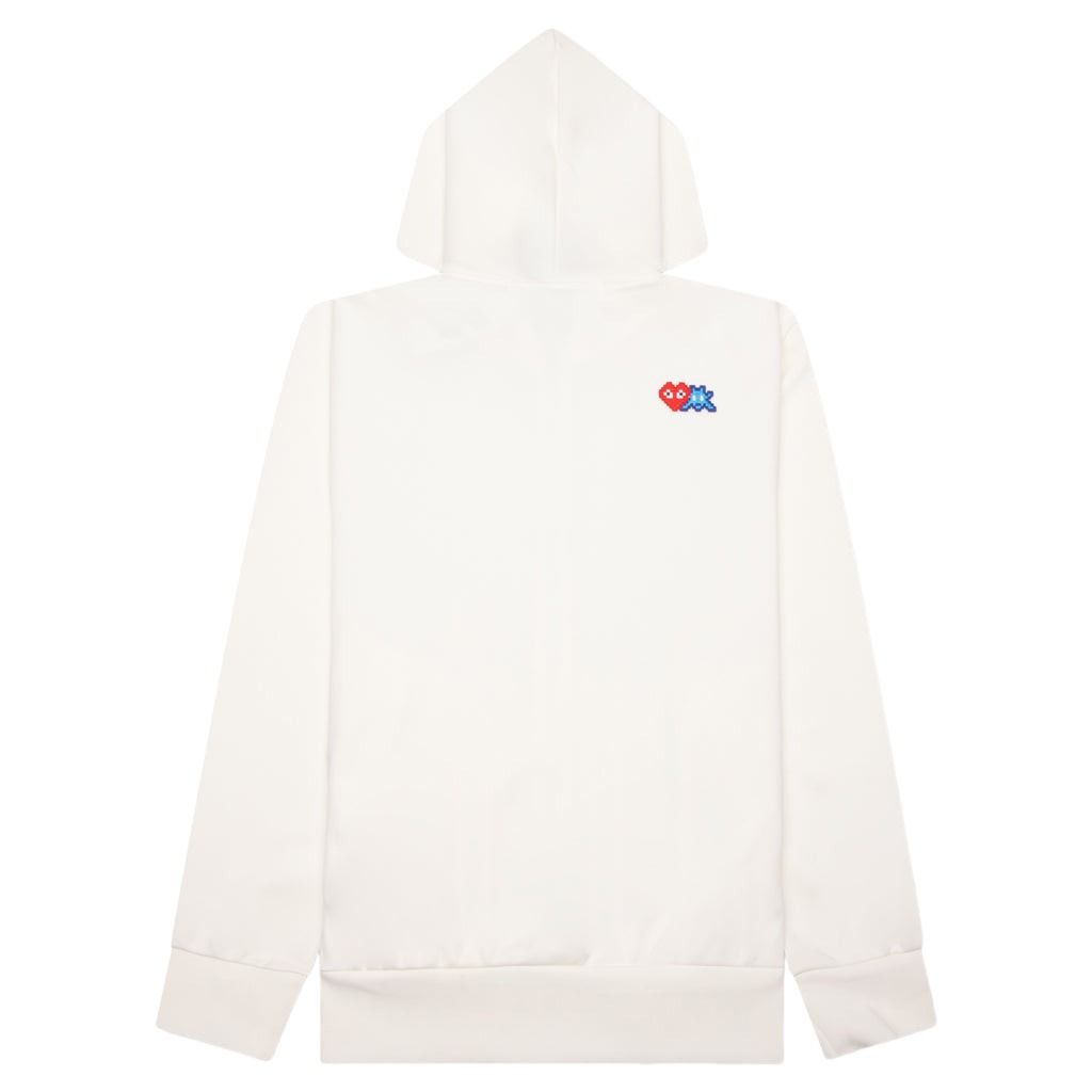 COMME des GARCONS PLAY SS25 x Invader Full-Zip Hoodie 'Off White' AZ-T334-051-3