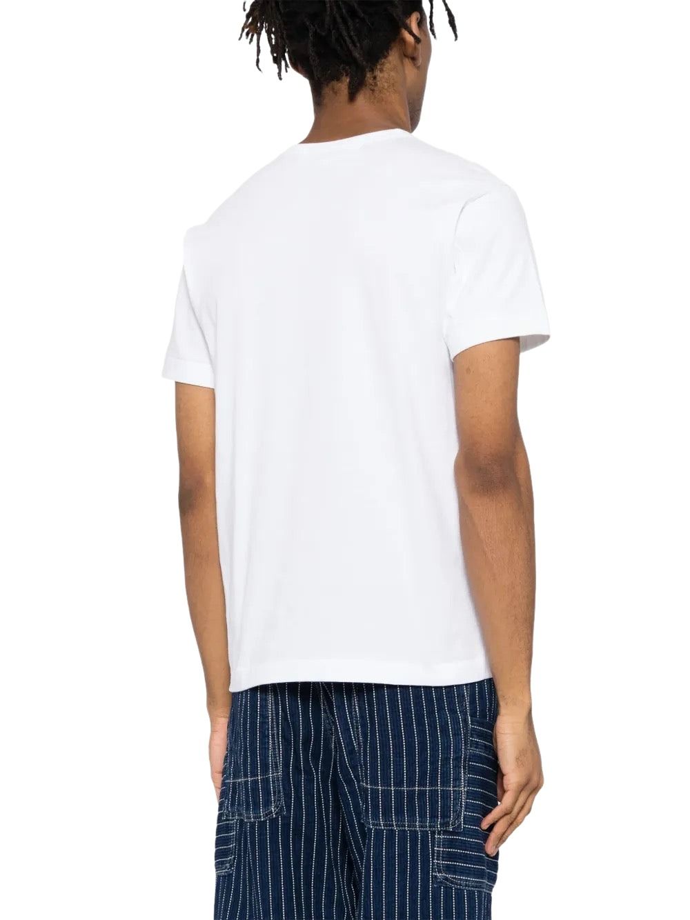 COMME des GARCONS PLAY SS25 Red Heart Printed Purple Heart T-Shirt 'White' AX-T106-051-1