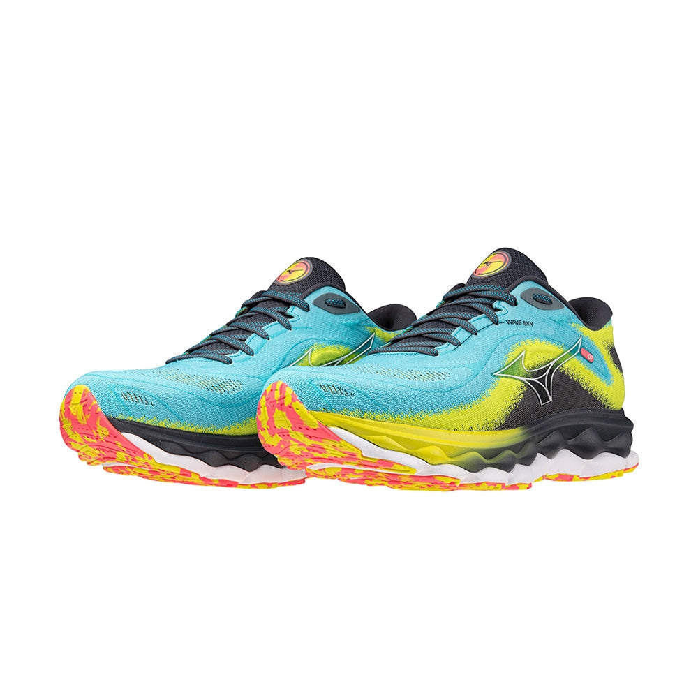 Mizuno Wave Sky 7 'Blue Lime' J1GC230203