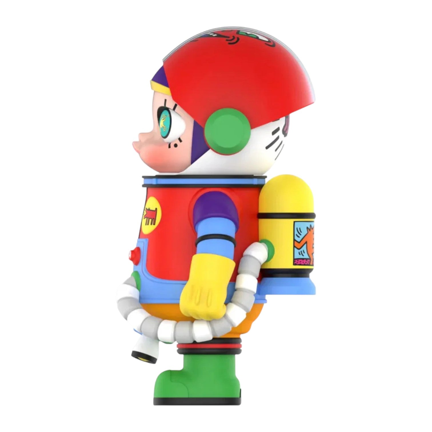 Pop Mart x Keith Haring Mega Space Molly Artist Treasure Collection 1000% SPACE-MOLLY-KEITH-HARING-606633956