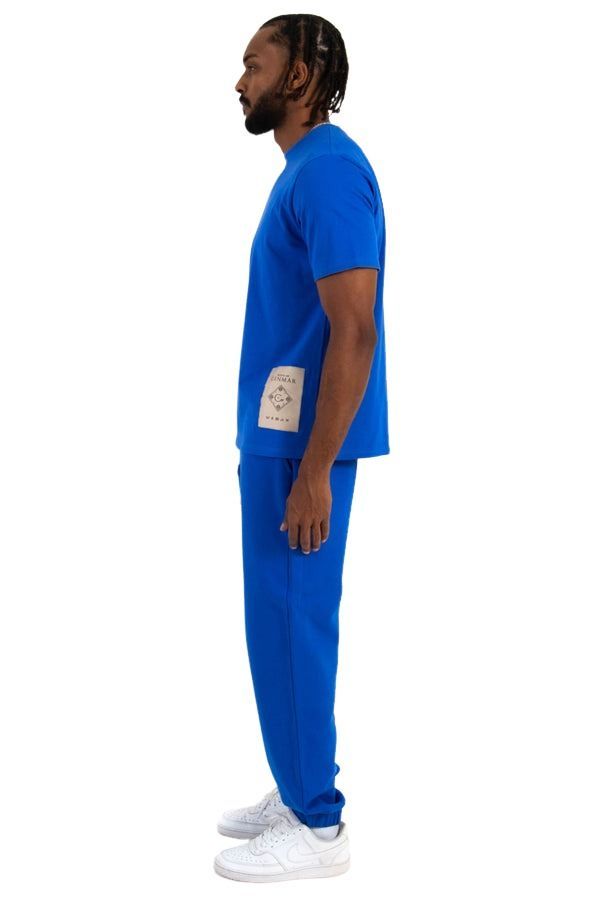House of Cenmar T-Shirt with House Of Cenmar Patch 'Blue' HOC-U03