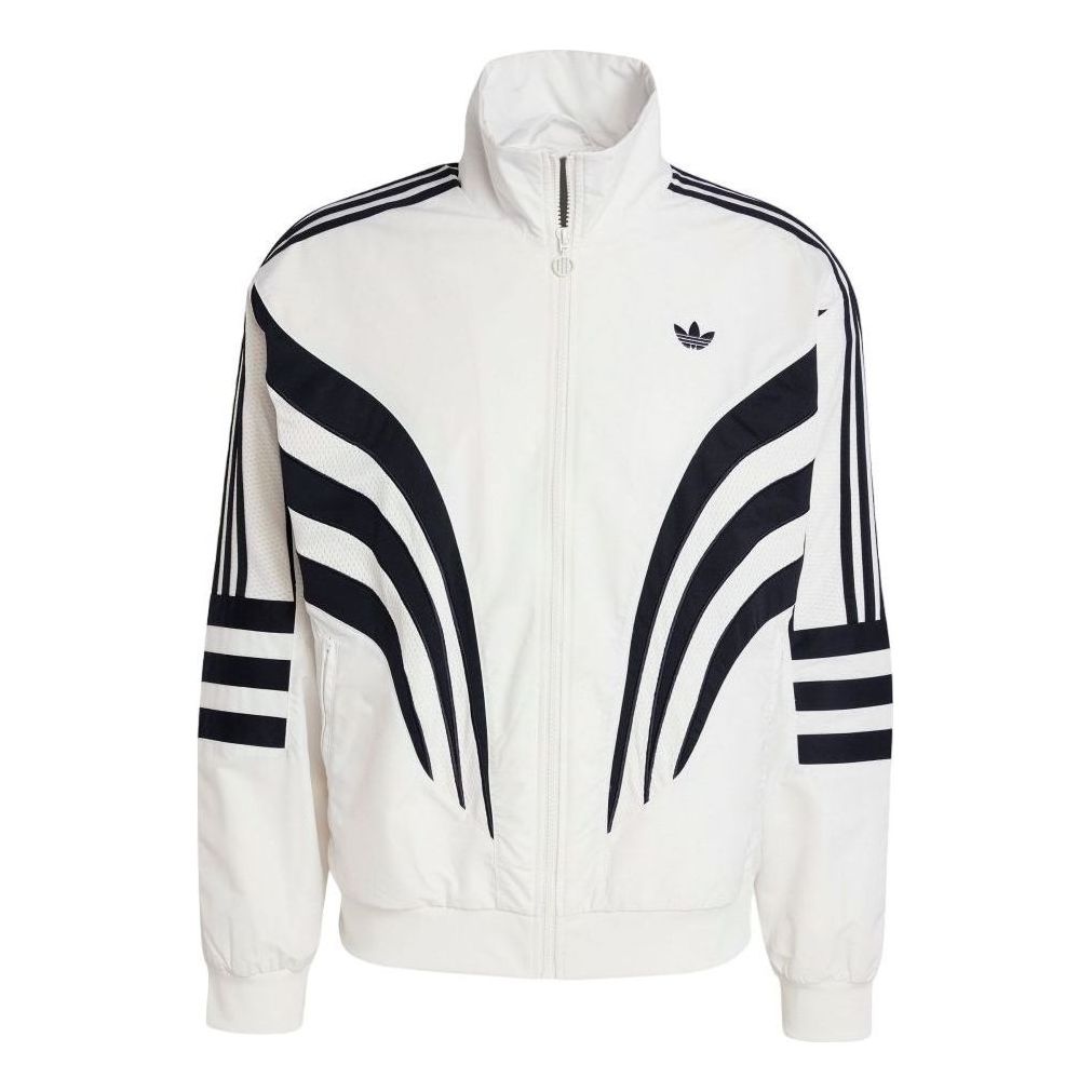 adidas Q3 Atlanta Track Jacket 'White Black' IX6724