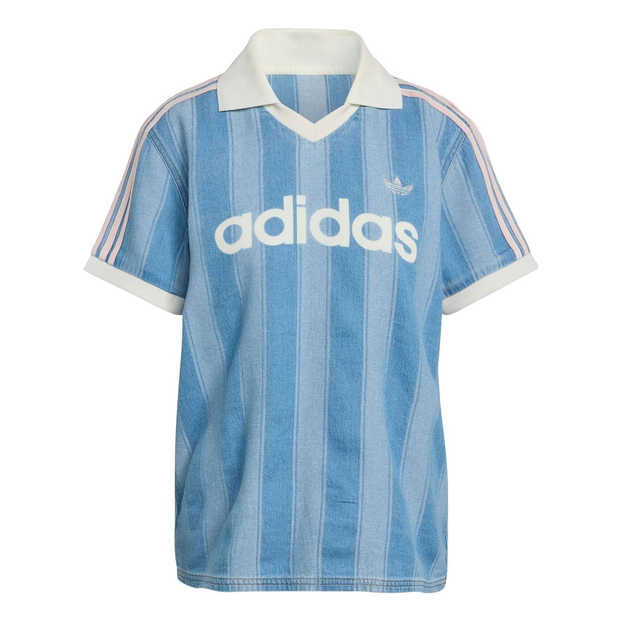(WMNS) adidas Denim Football Jersey 'Indigo Denim' KD5448