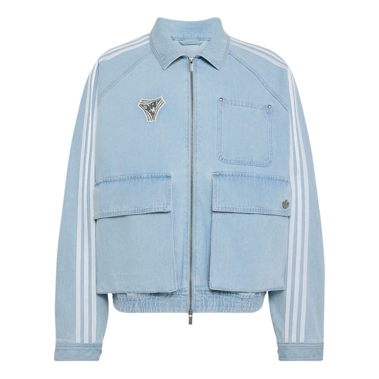 adidas Denim Jacket 'Light Blue' KX4824