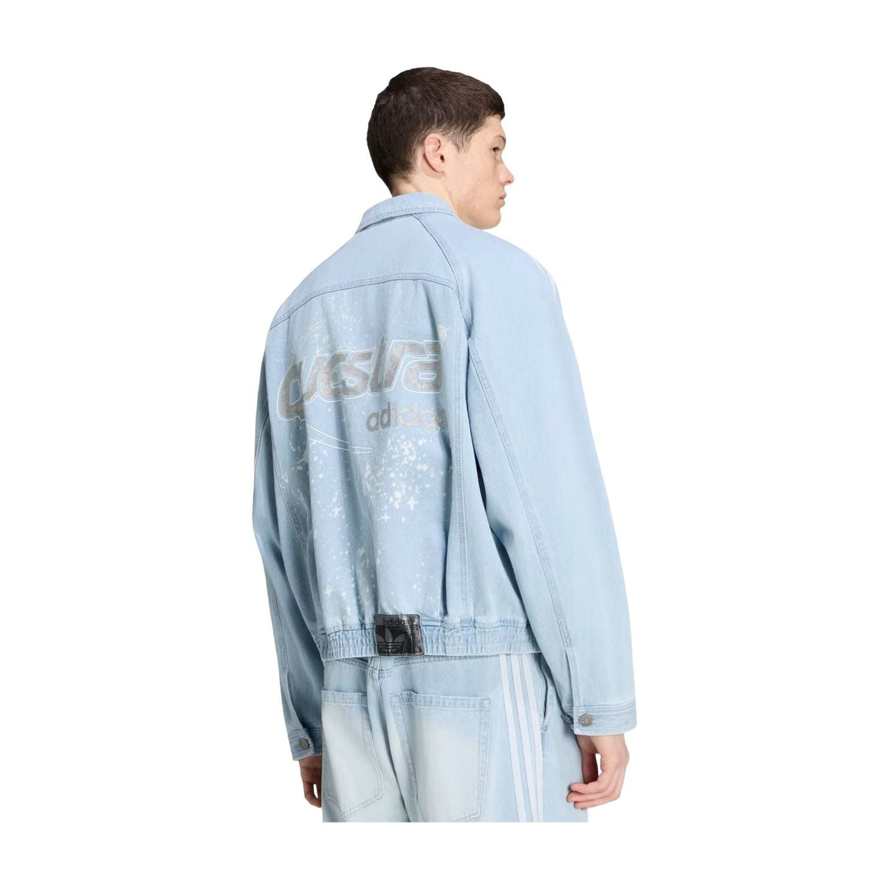 adidas Denim Jacket 'Light Blue' KX4824