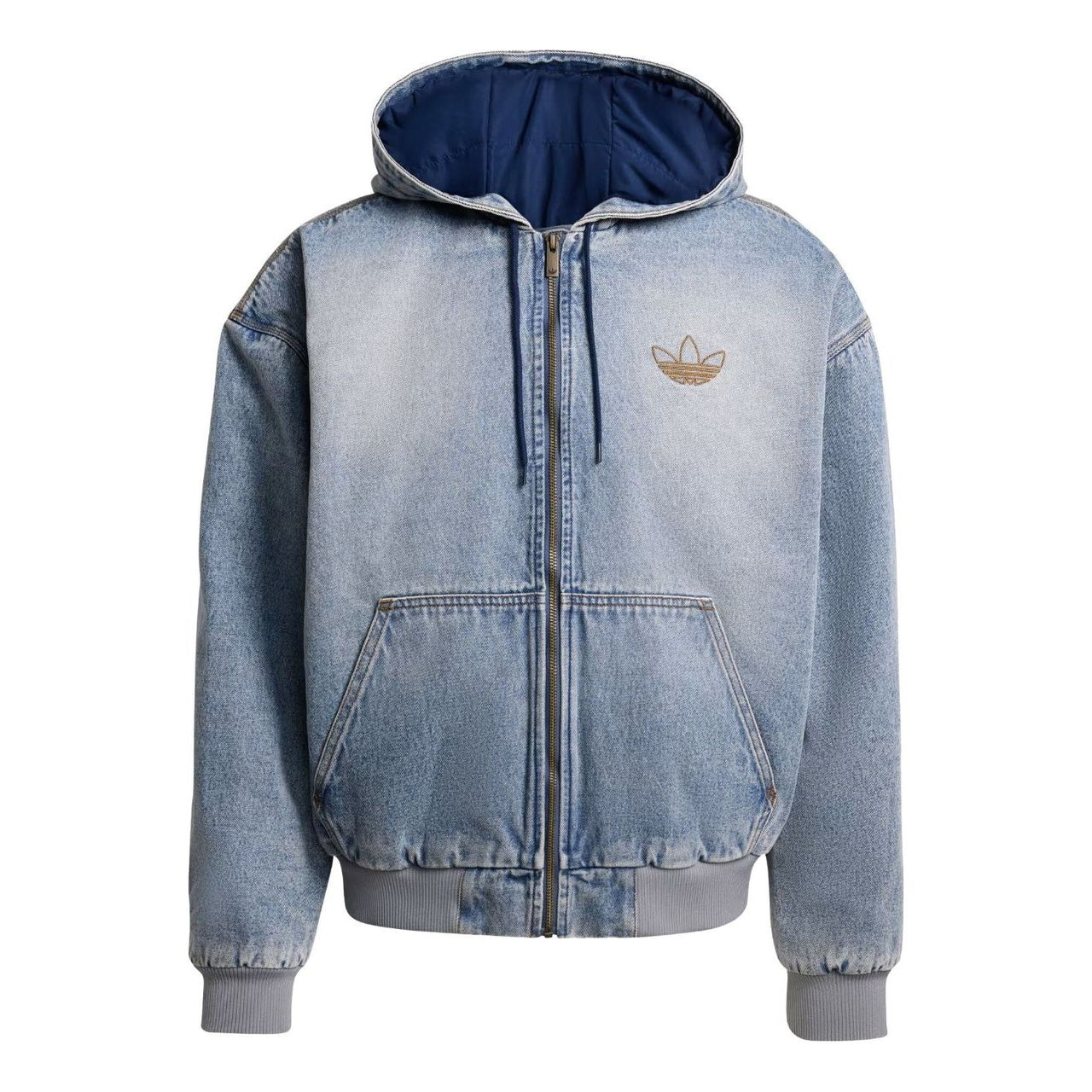 adidas Denim Padded Jacket 'Indigo Denim' KE0131