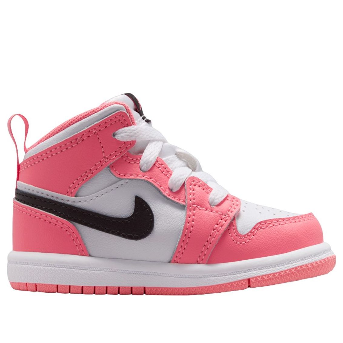 (TD) Air Jordan 1 Mid 'Pink Gaze Black White' DQ8425-602