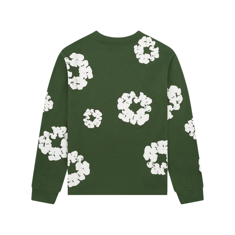 Denim Tears Cotton Wreath Long Sleeves T-Shirt 'Green' DT-041