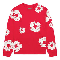 Denim Tears Cotton Wreath Long Sleeves T-Shirt 'Red' DT-074