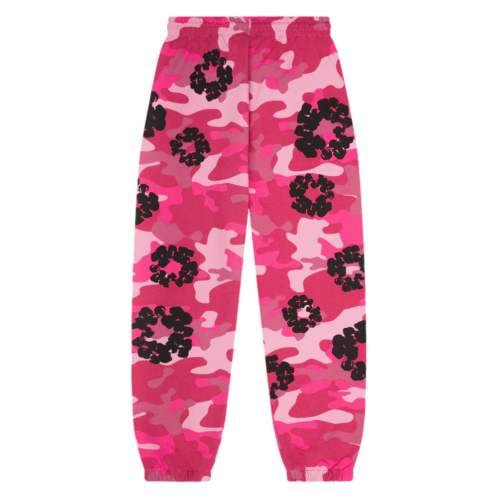 Denim Tears Cotton Wreath Sweatpants 'Pink Camo' DT-1053