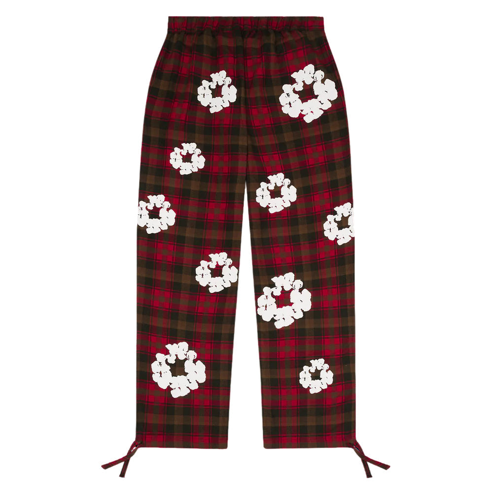 Denim Tears Cotton Wreath Pajama Pants 'Red Plaid' DT12-2-5