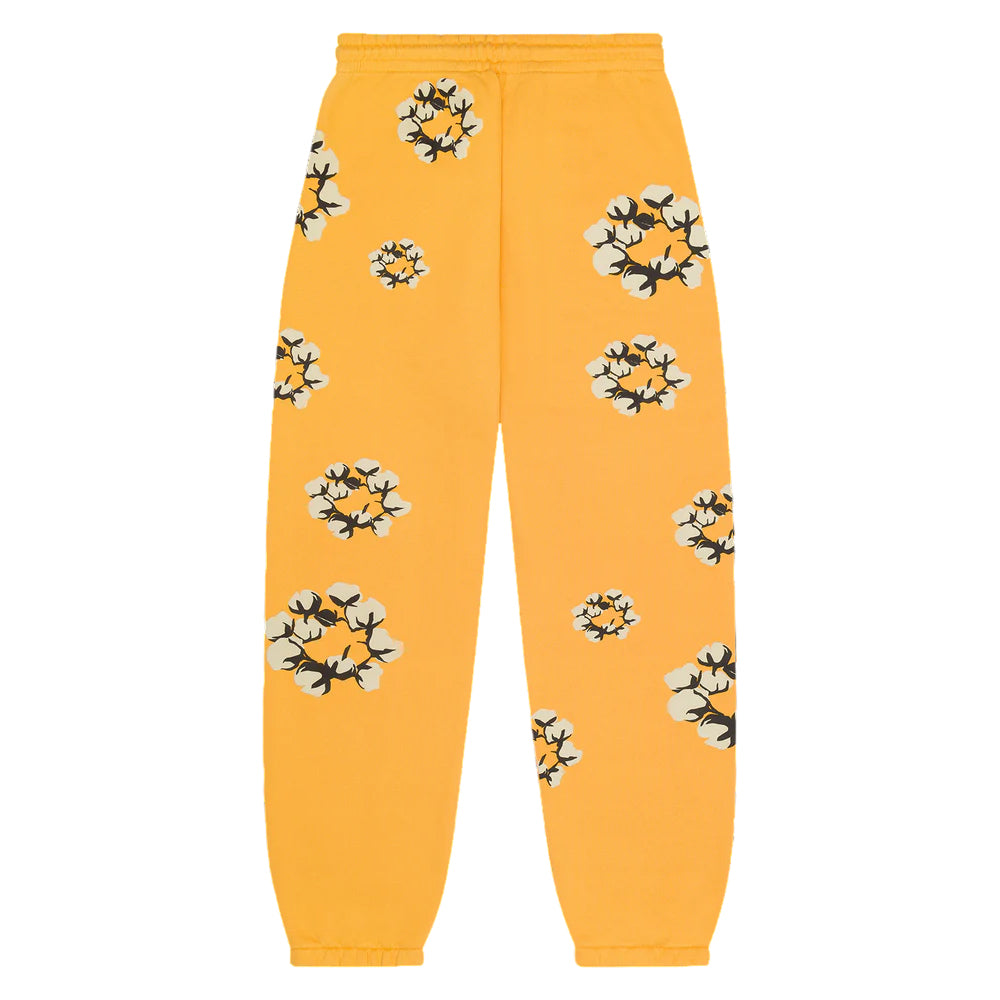 Denim Tears x Cactus Plant Flea Market Cotton Wreath Sweatpants 'Yellow' DTCT-5991