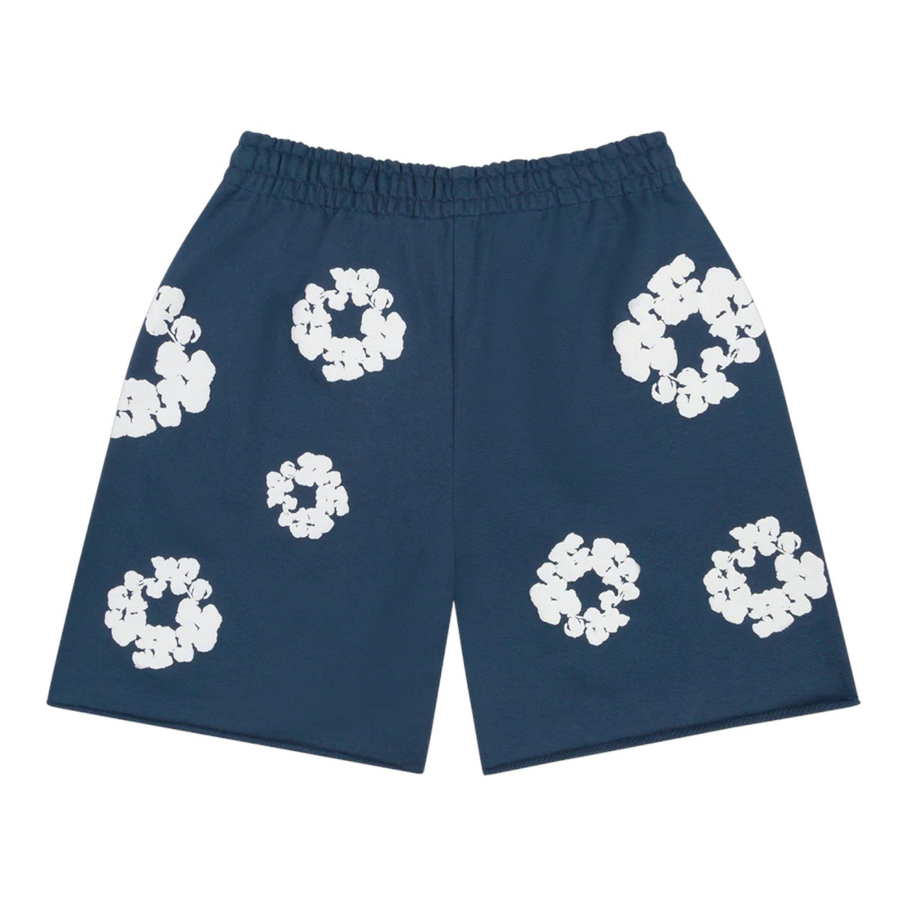 Denim Tears Cotton Wreath Sweatshorts 'Navy' FW25BRS2952308