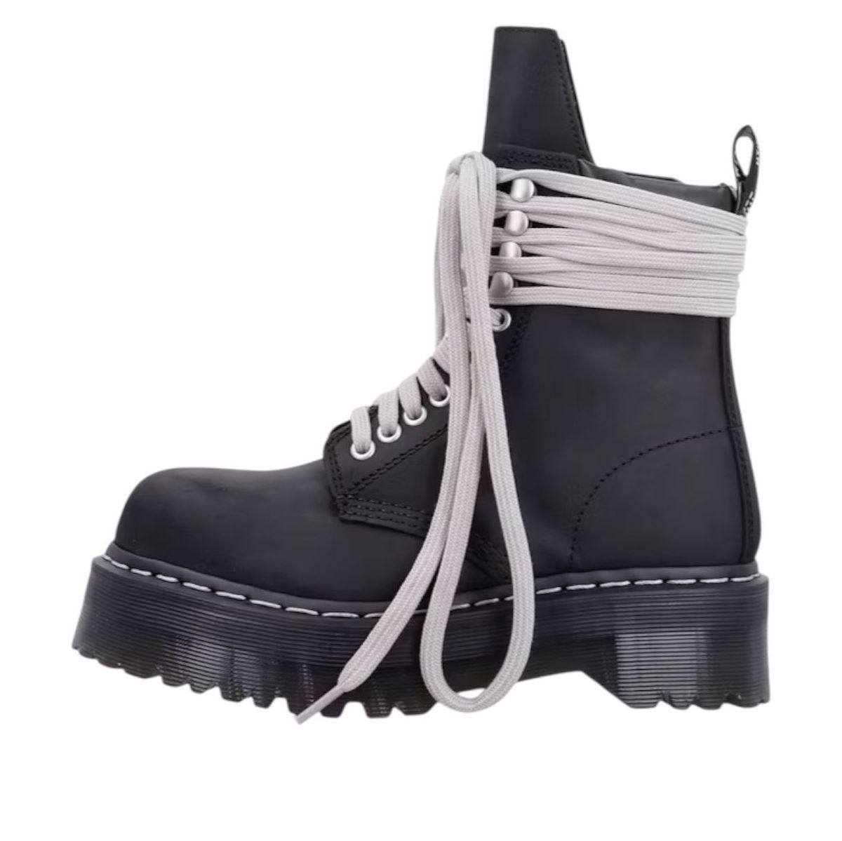 (WMNS) Dr. Martens 1460 DRKSHDW Quad Sole Steel Toe Boot 'Rick Owens Black' DW02E6813-9001-09