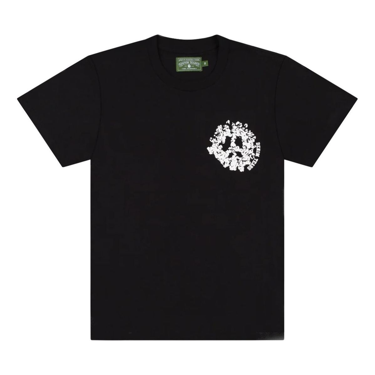 Denim Tears University T-shirt 'Black' 101-010-BLAC