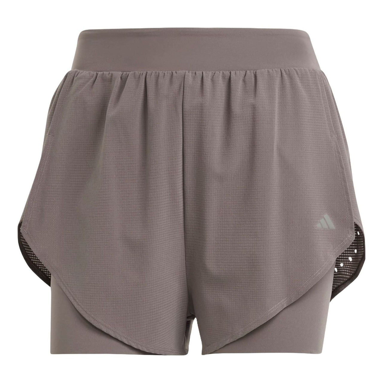 (WMNS) adidas Designed for Training HEAT.RDY HIIT 2-in-1 Shorts Asia Sizing 'Charcoal' IT7435