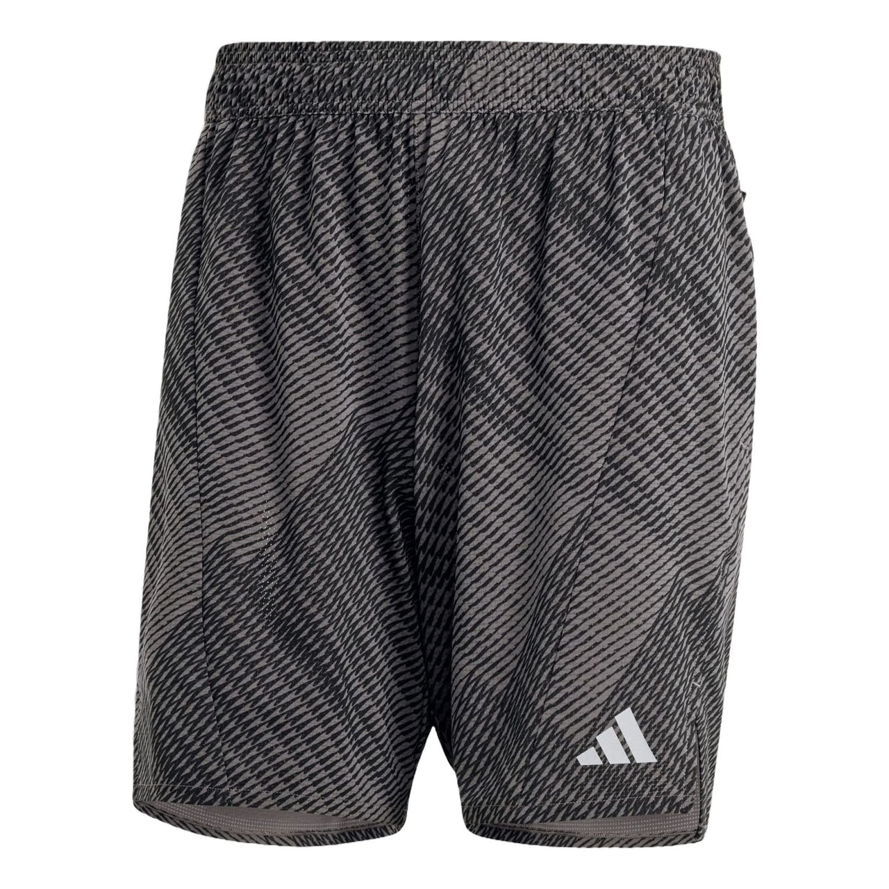 adidas Designed for Training HIIT Workout HEAT.RDY Print Shorts Asia Sizing 'Charcoal Black' IL7135