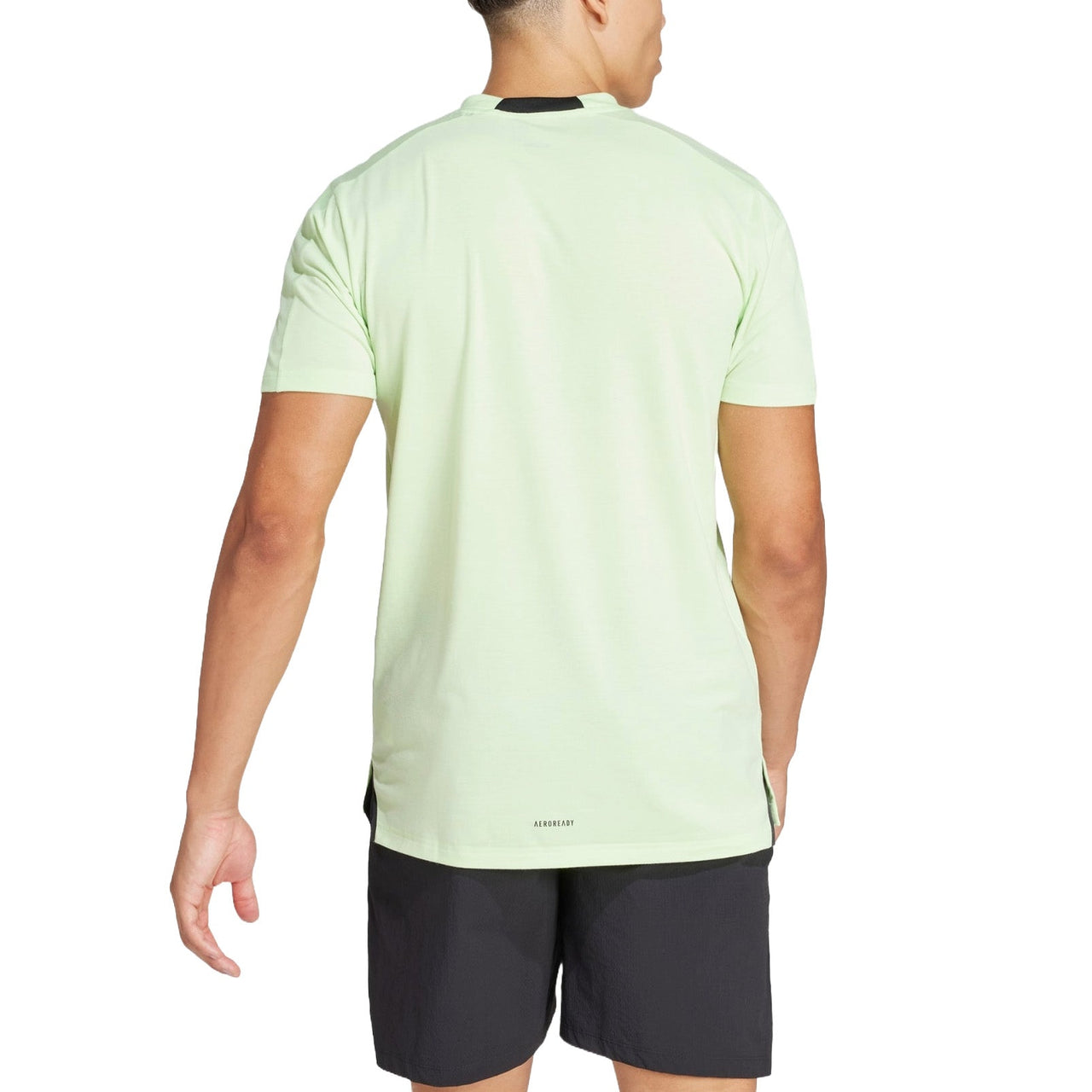 adidas Designed for Training Workout T-Shirt 'Light Green' IS3813