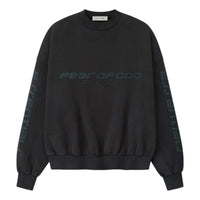 Fear of God Essentials Los Angeles Heavy Fleece Cropped Sweatshirt 'Vintage Black' 192HO256893F