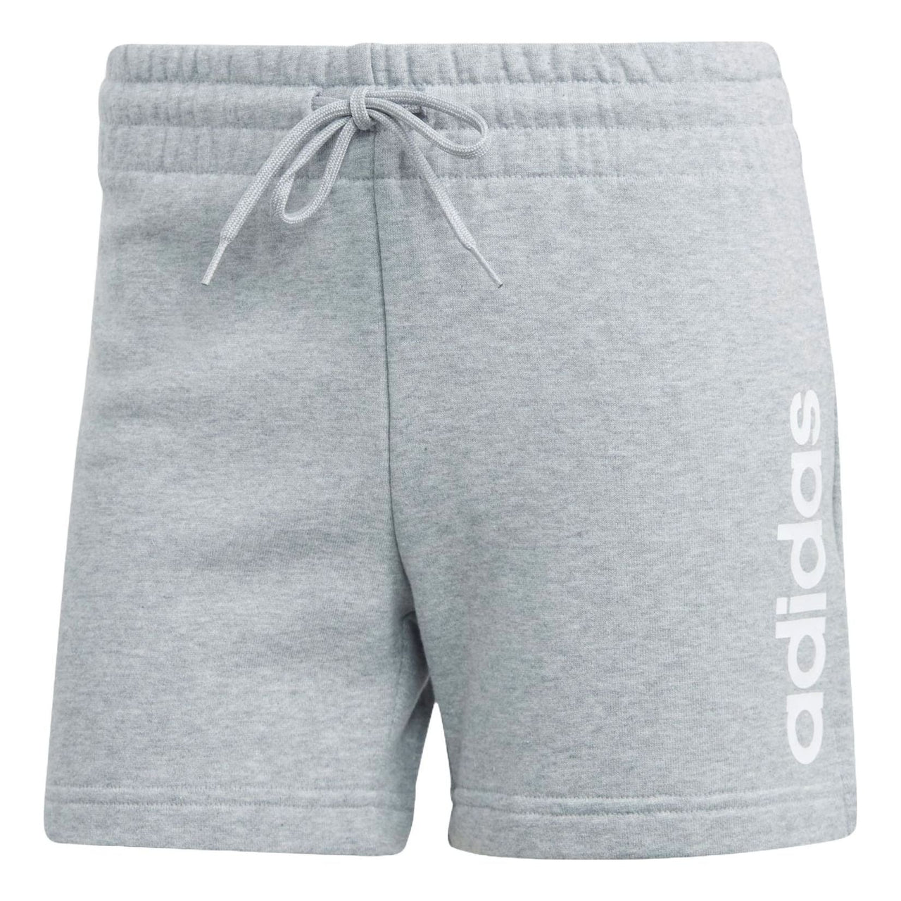 (WMNS) adidas Essentials Linear French Terry Shorts Asia Sizing 'Grey White' IC4443