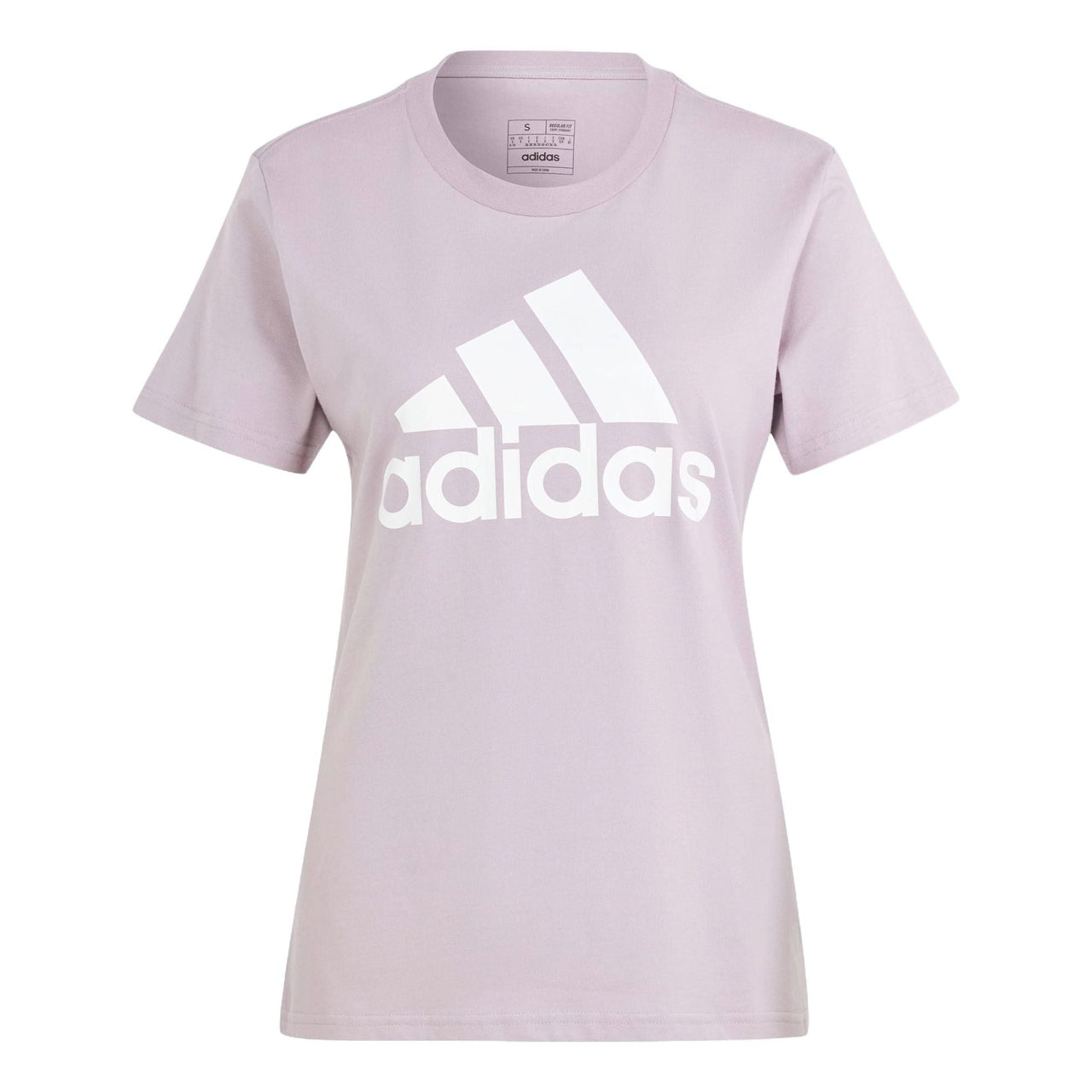(WMNS) adidas Essentials Logo T-shirt Asia Sizing 'Light Purple' IR5411