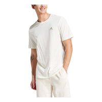adidas Essentials Single Jersey Embroidered Small Logo T-Shirt 'Off White' IS1318