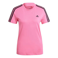 (WMNS) adidas Essentials Slim 3-Stripes T-shirt Asia Sizing 'Pink' IS1552