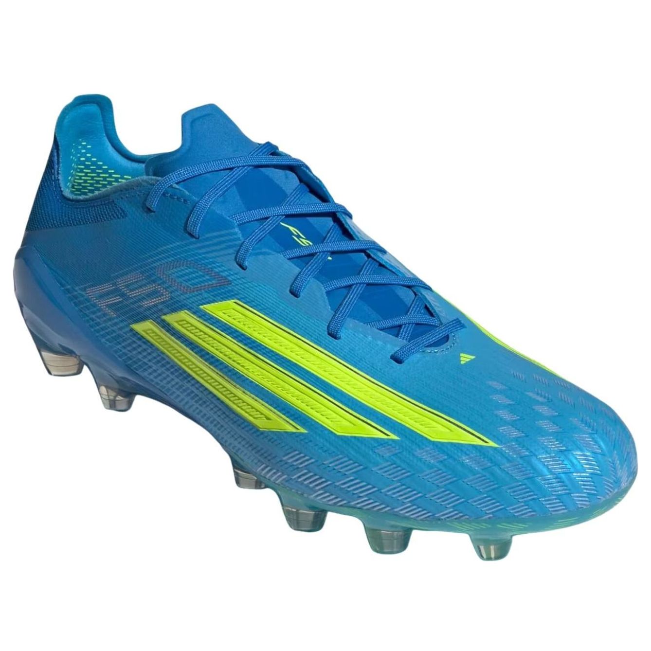 adidas F50 ELITE HG/AG 'Lucid Ray Blue Team Solar Yellow 2 Lucid Aquamarine' JR6465
