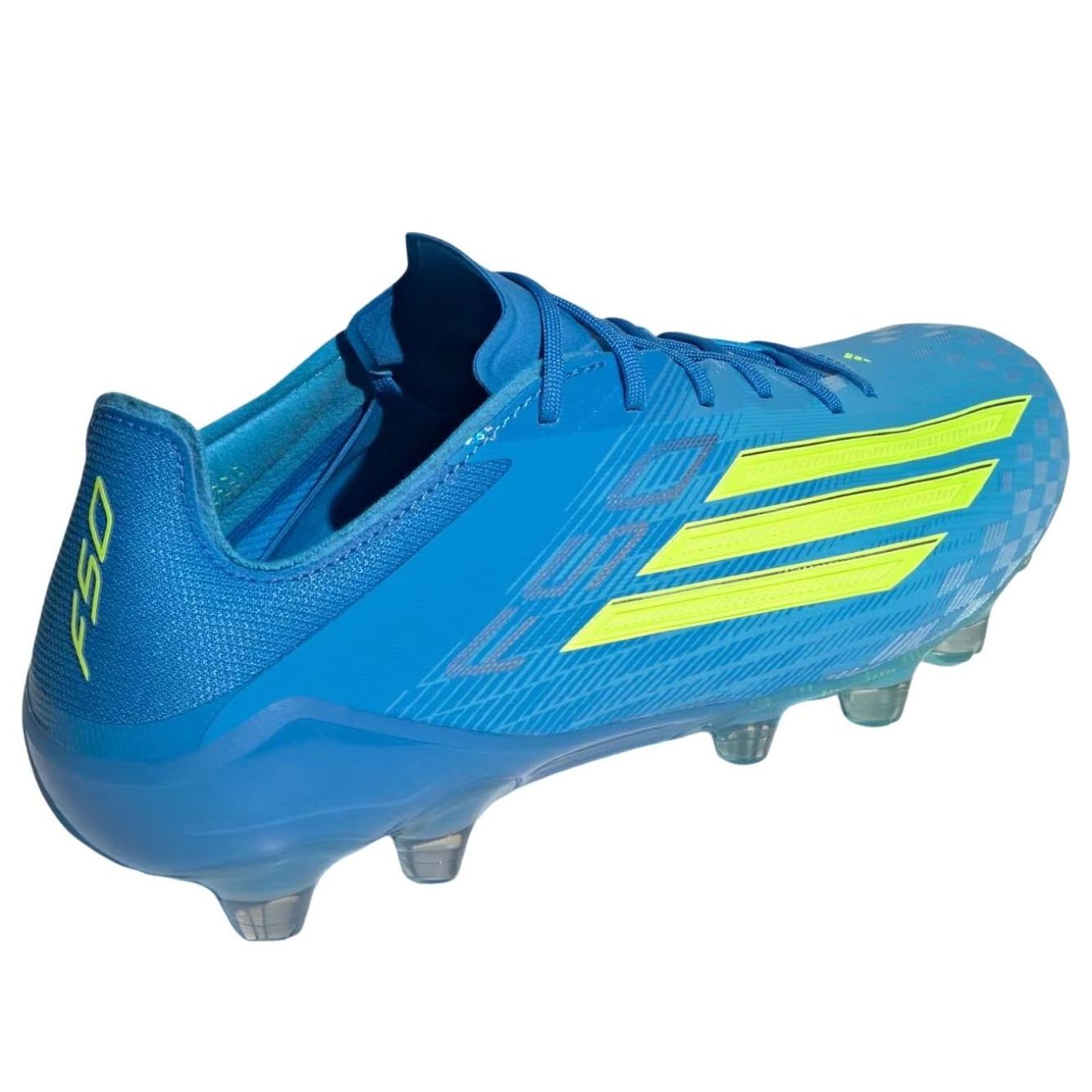 adidas F50 ELITE HG/AG 'Lucid Ray Blue Team Solar Yellow 2 Lucid Aquamarine' JR6465
