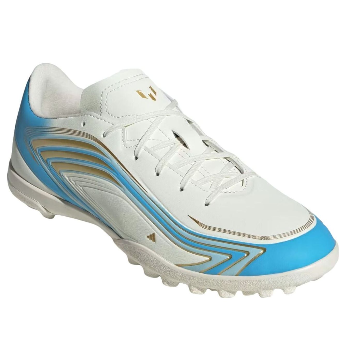 adidas x Messi Club F50 Turf 'Ivory Semi Blue Burst Icey Blue' KK1377
