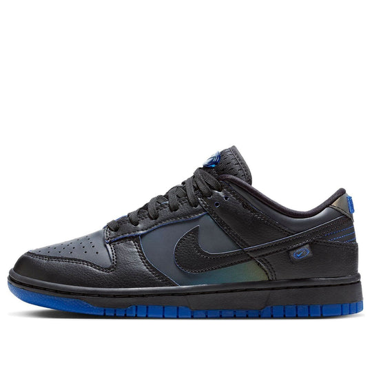 (WMNS) Nike Dunk Low 'Black Royal Iridescent' FB1842-001