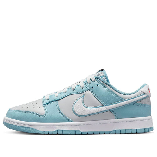 Nike Dunk Low 'Fleece Swoosh - Light Blue' FB1871-011