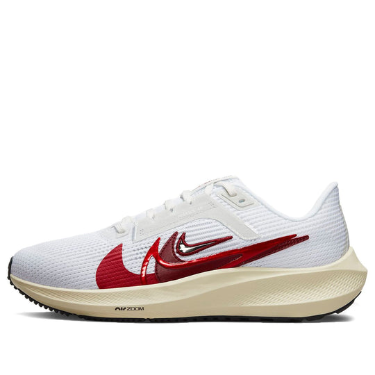 (WMNS) Nike Pegasus 40 PRM 'White Team Red' FB7703-100