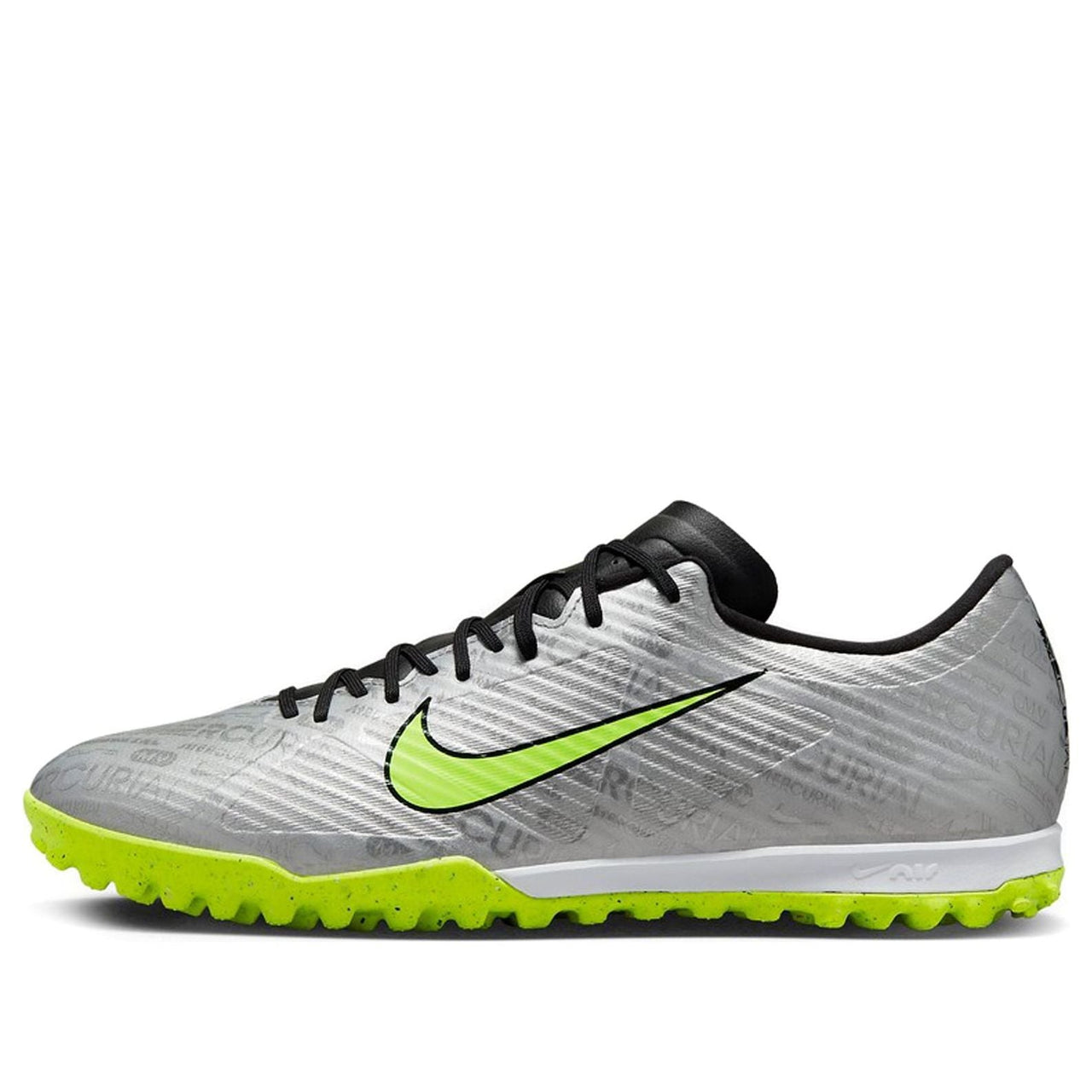 حذاء Nike Zoom Vapor 15 Academy TF Turf 'Metallic Silver Volt' FB8396-060