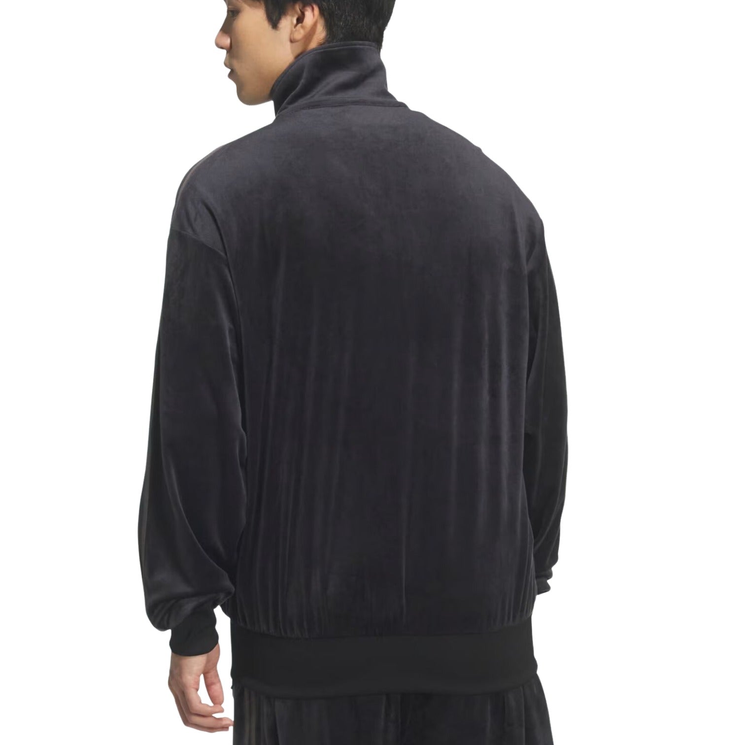 adidas Firebird Velour Track Jacket Asia Sizing 'Black' KQ5474