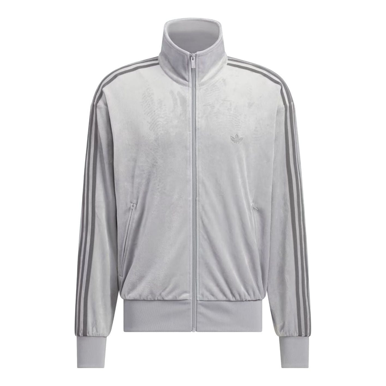 adidas Firebird Velour Track Top 'Light Onix' KQ5476