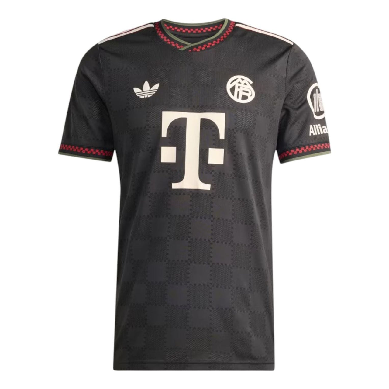 adidas FC Bayern 2025/2026 Third Authentic Jersey 'Black Halo Ivory' KE6802