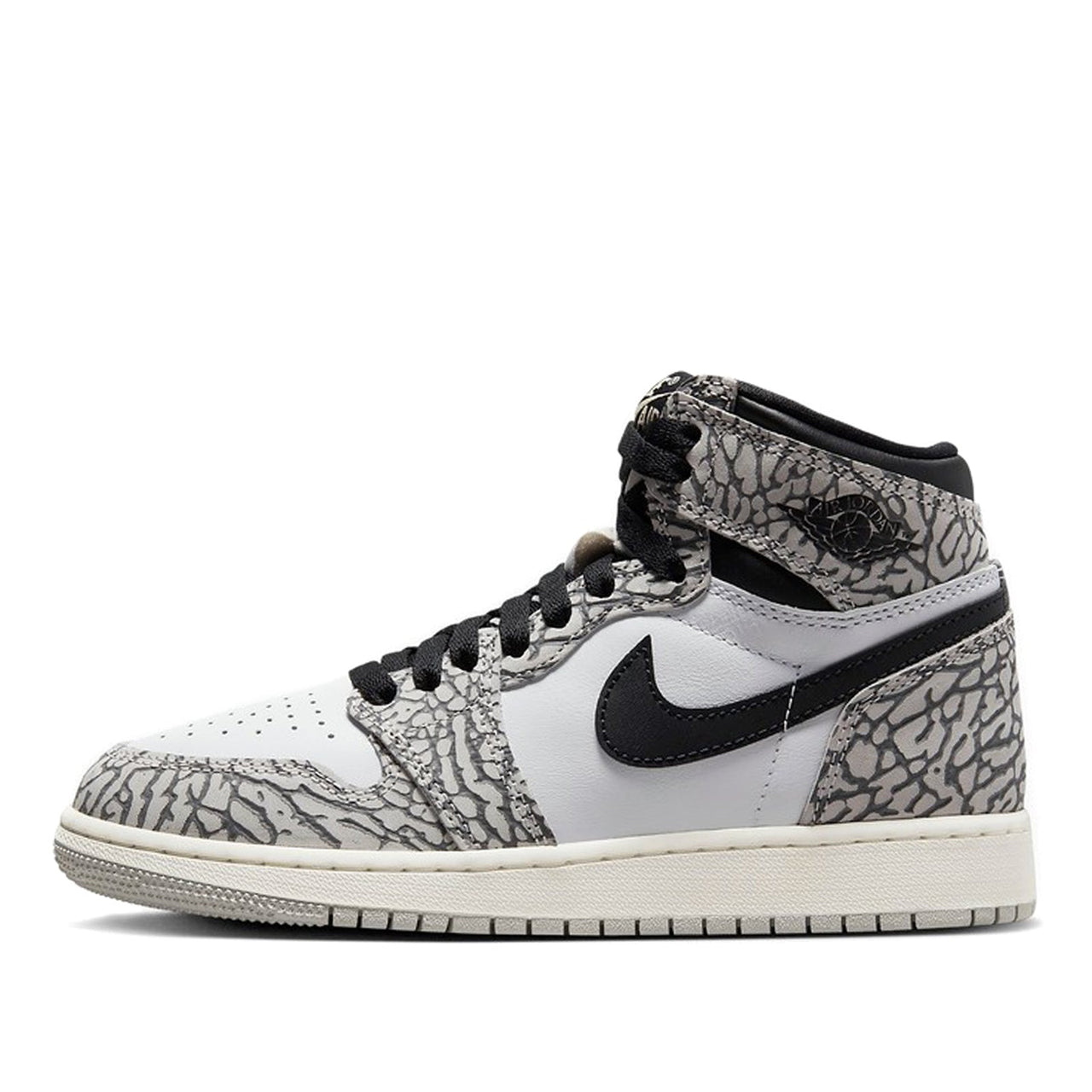 (GS) Air Jordan 1 Retro High OG 'White Cement' FD1437-052