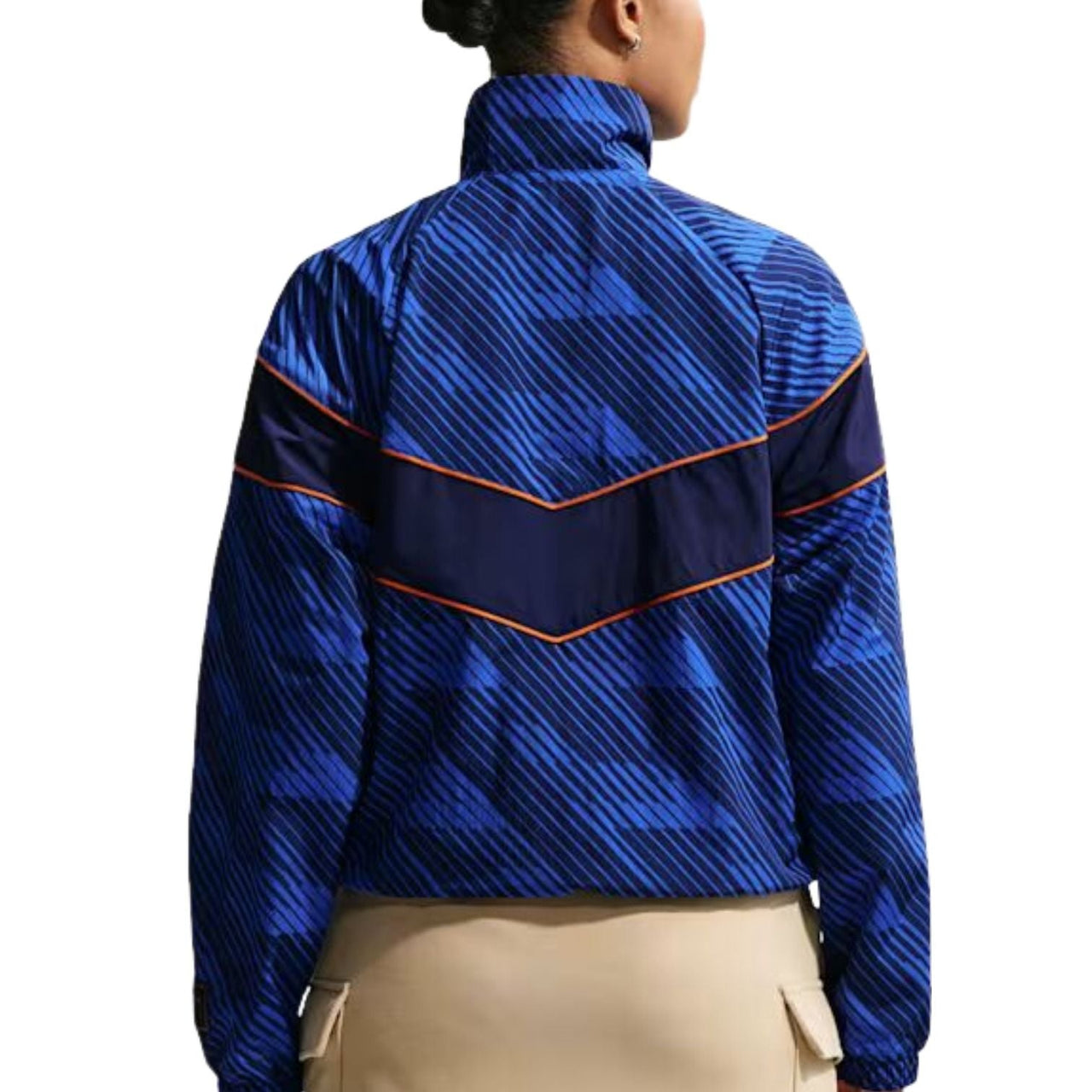 (WMNS) Nike FFF 2026 27 Windrunner UV Woven Jacket 'Game Royal Blackened Blue Monarch' IB6261-480