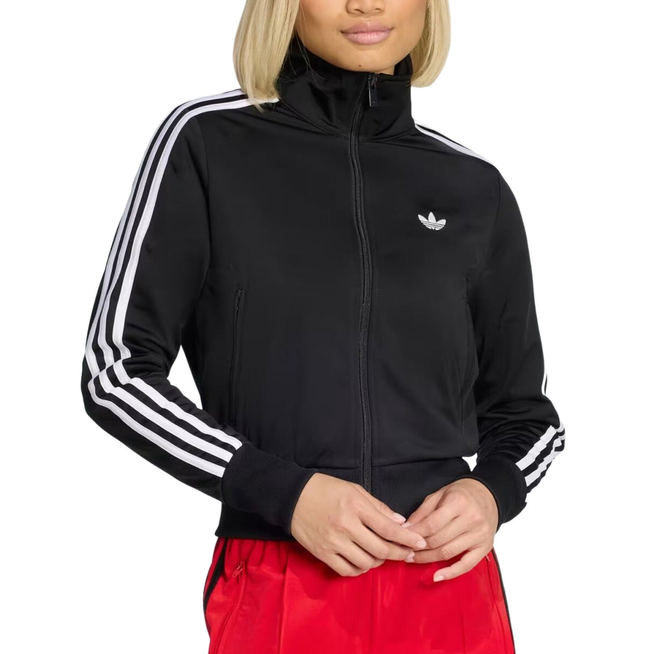 (WMNS) adidas Firebird Classic Track Top 'Black White' KD7981