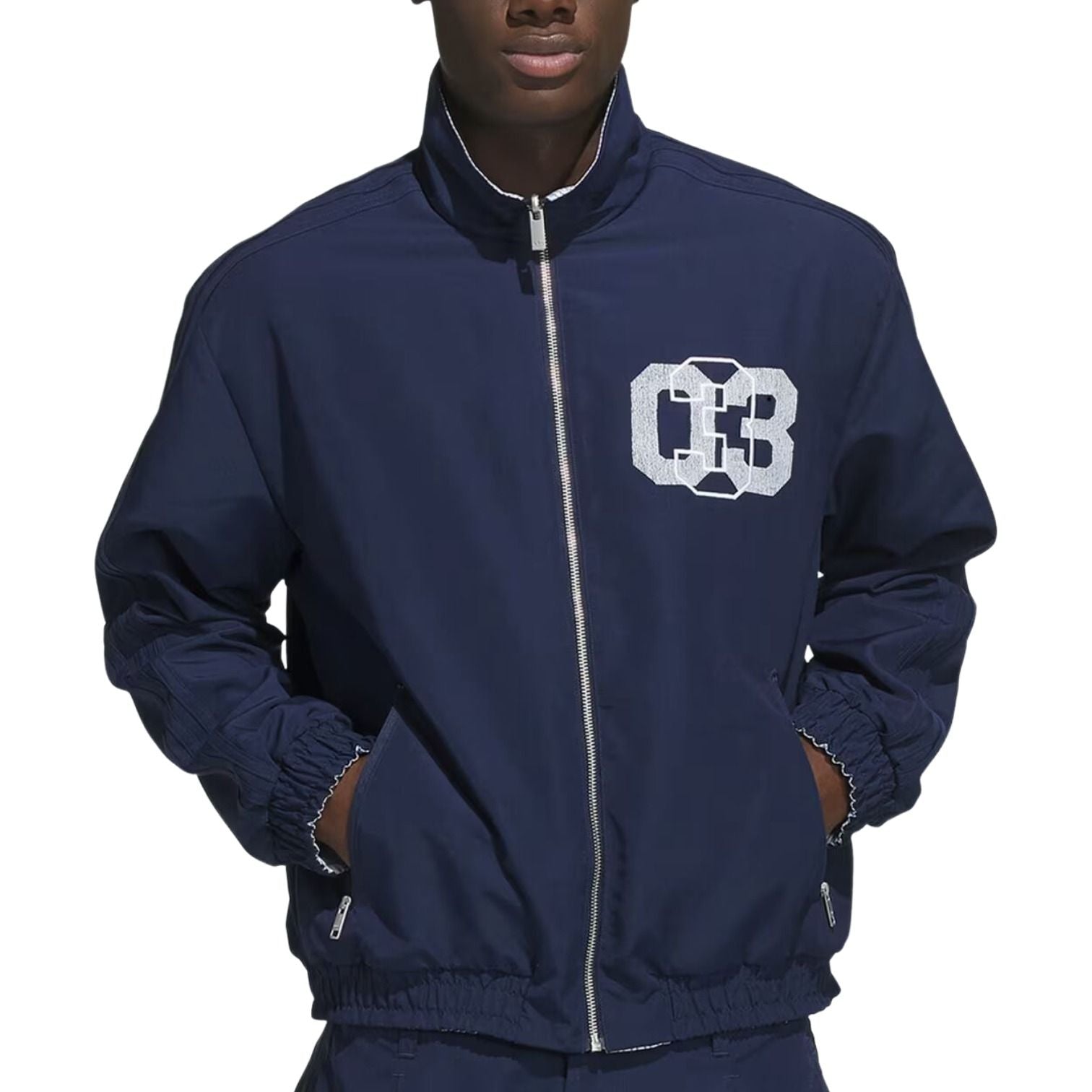adidas Firebird Coach Jacket Asia Sizing 'Night Indigo Clear Sky' KT7893