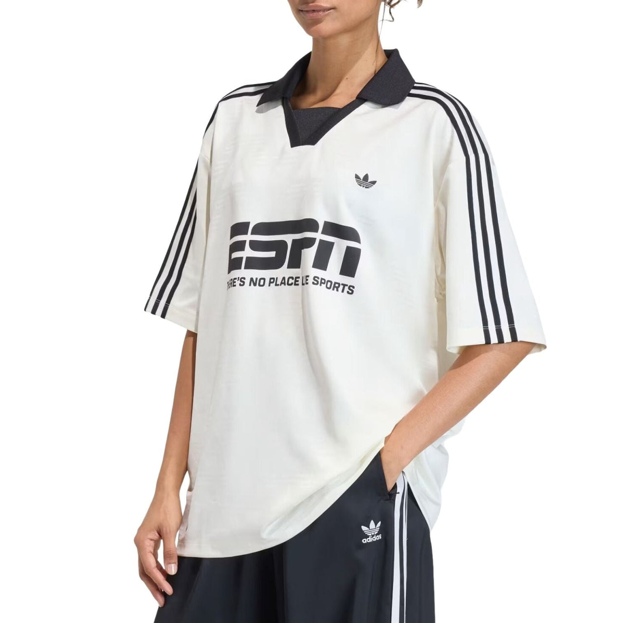 (WMNS) adidas Football Jersey Sponsor Asia Sizing 'Off White' KD2966