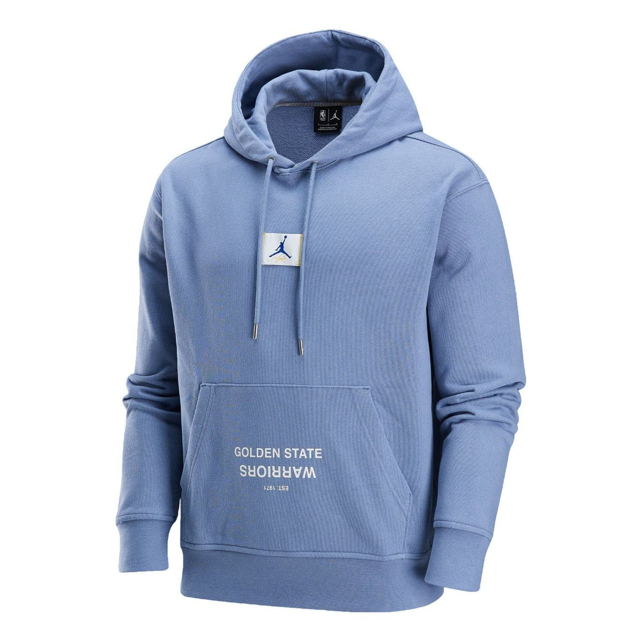 Air Jordan Golden State Warriors Courtside NBA Fleece Pullover Hoodie Asia Sizing 'Ashen Slate' FV8253-493