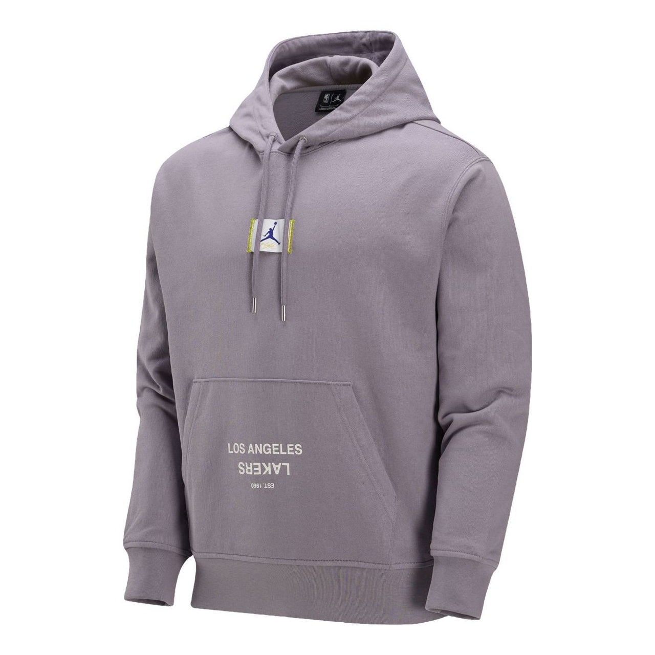 Air Jordan Los Angeles Lakers Courtside NBA Fleece Pullover Hoodie Asia Sizing 'Purple Smoke' FV8263-524