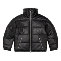 Denim Tears Embossed Leather Wreath Puffer 'Black' FW25ODP11362061